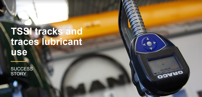 TSSI tracks and traces lubricant use